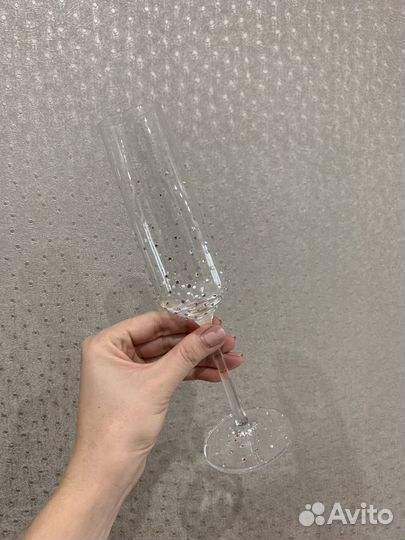 Инкрустация стразами бокалы