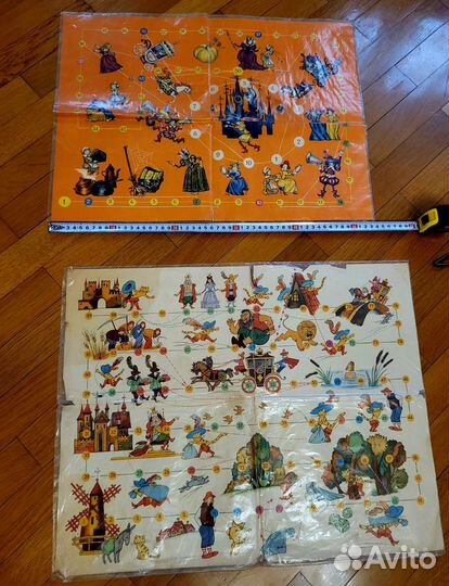 Настольные игры СССР золушка и кот в сапогах