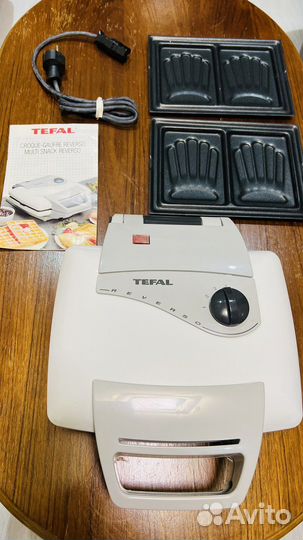 Вафельница Tefal Reverso (Франция) с доп. сьем фор