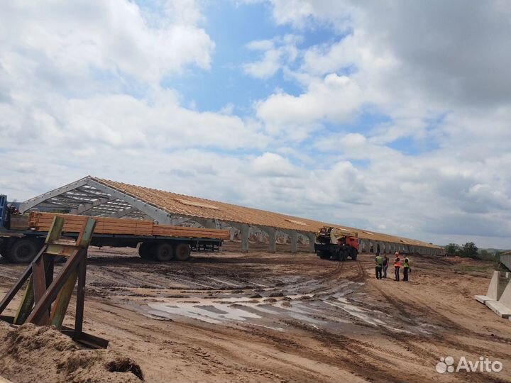 Строительство овчарнь-Свинокомплексов-Коровников