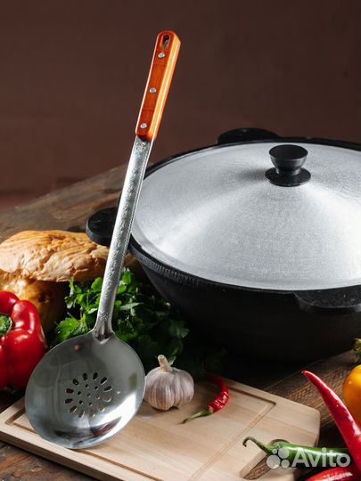 Казан чугунный узбекский 8л и 16л