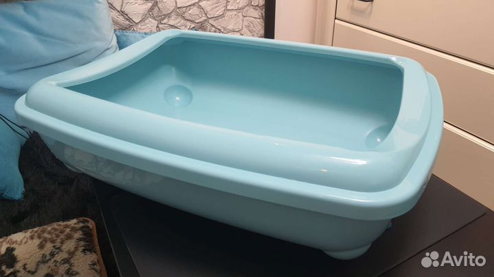 Лоток для кошек большой глубокий