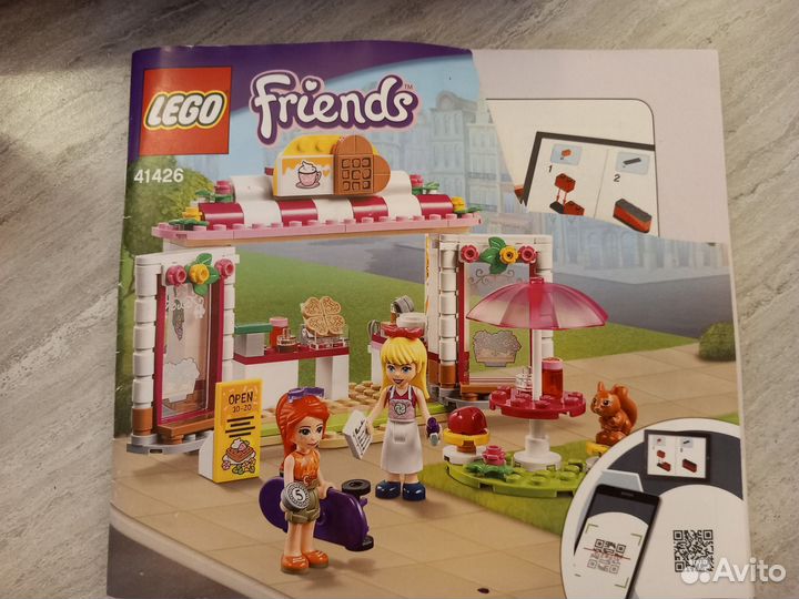 Lego friends кафе в парке