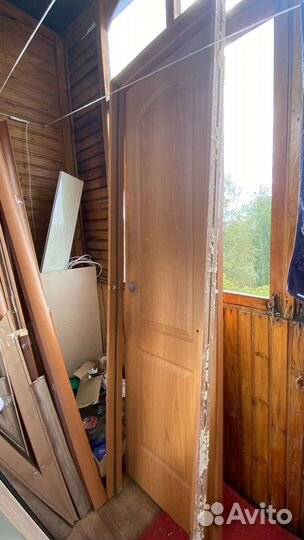 Межкомнатные двери бу 60 см с коробкой