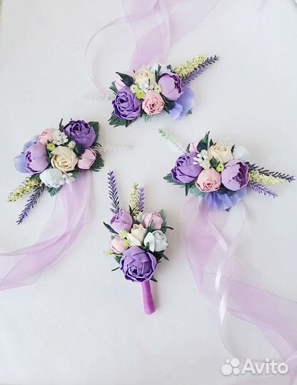 Бутоньерки, браслеты