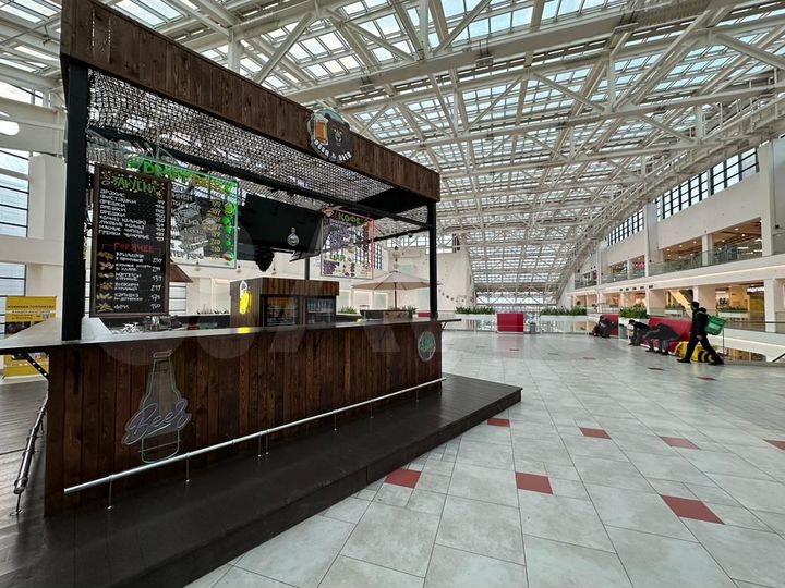 Площадка под остров в торговом центре, до 10 м²