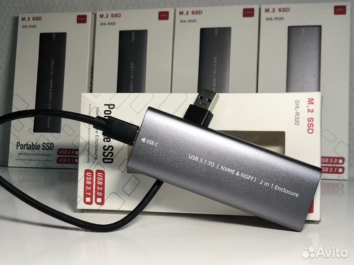 Корпус бокс для SSD M.2 nvme и ngff