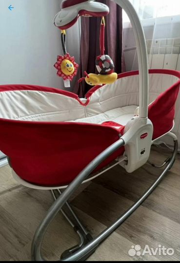 Люлька баунсер шезлонг tiny love