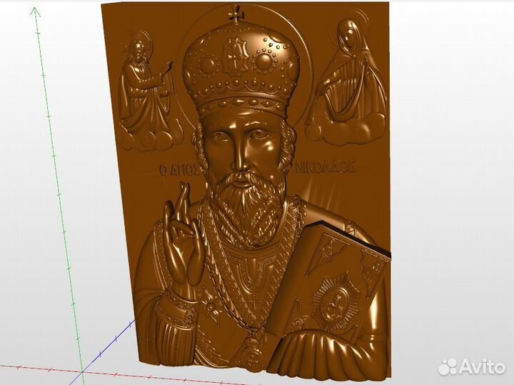 Религиозные чпу 3d stl макеты.Иконы.Сборник