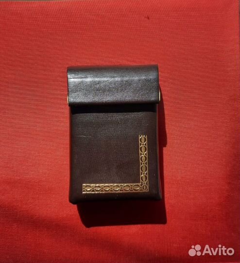 Портсигар из натуральной кожи