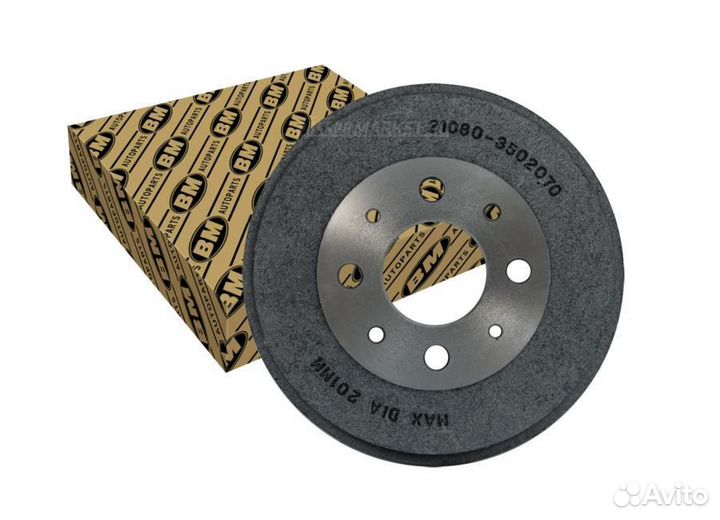 BM-motorsport DR 6224 Барабан тормозной чугунный з