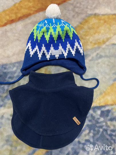 Шапка шлем lassie и манишка