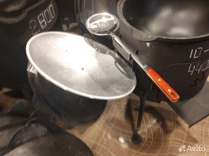 Казан 16л+печь с трубой+шумовка в подарок