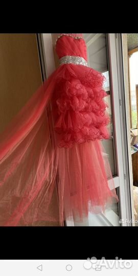 Красивое платье на выпускной девочке от 120 см