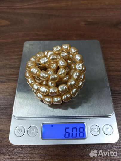 Чешская Бижутерия Бусы Под Жемчуг Чехословакия