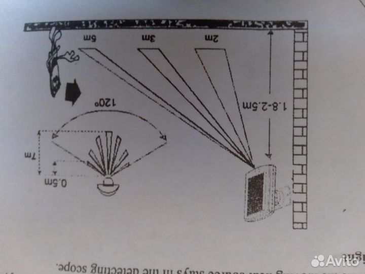 Мощный фонарь на солнечной батарее, новый