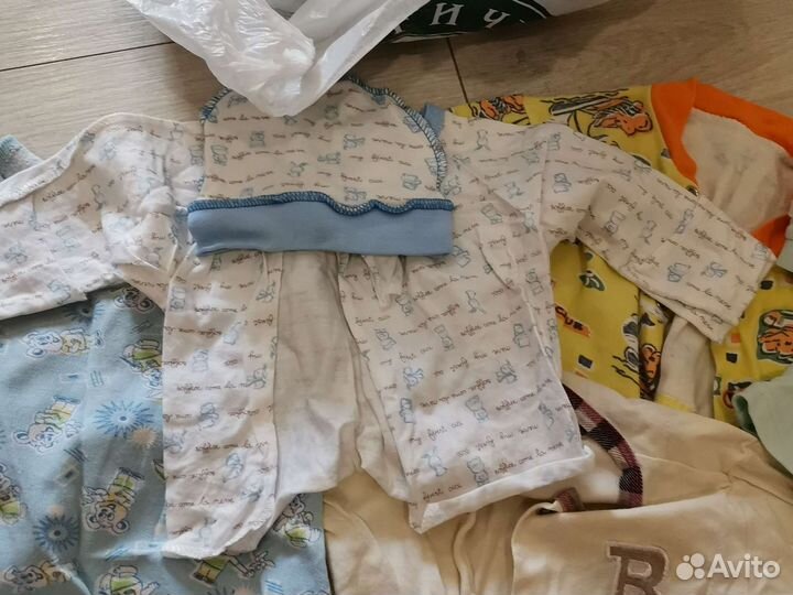 Детские вещи для новорожденных 2 пакета