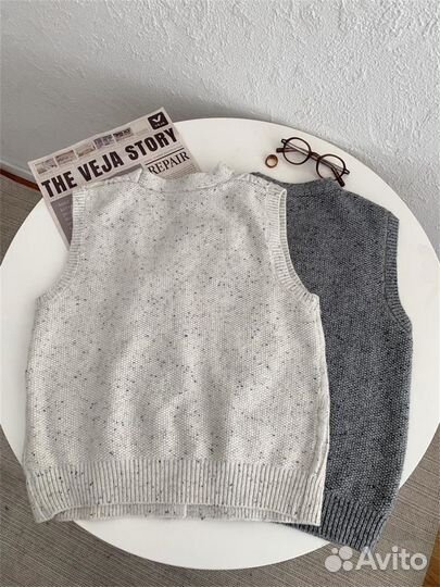 Жилетка вязаная