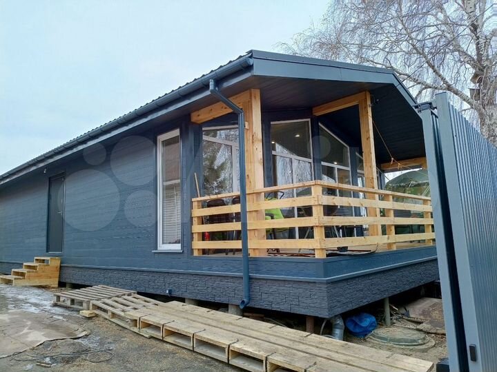 Дом 54 м² на участке 5 сот.