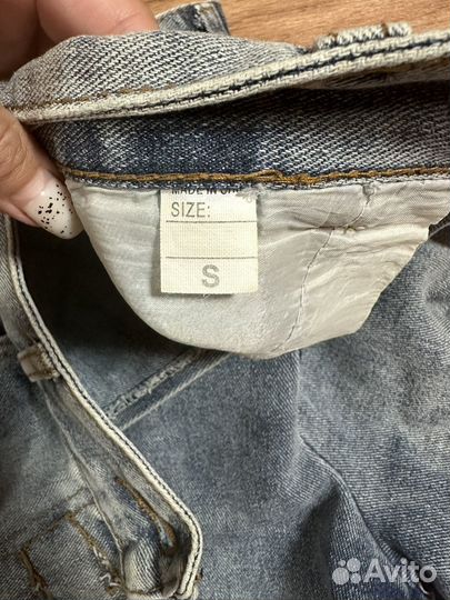 Юбка шорты джинсовые