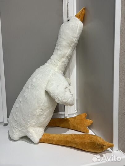 Мягкая игрушка подушка гусь обнимусь