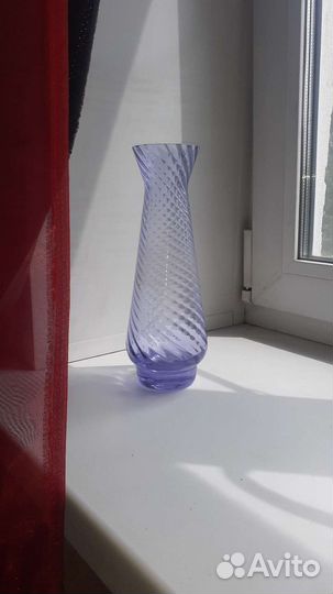 Ваза для цветов цветное стекло