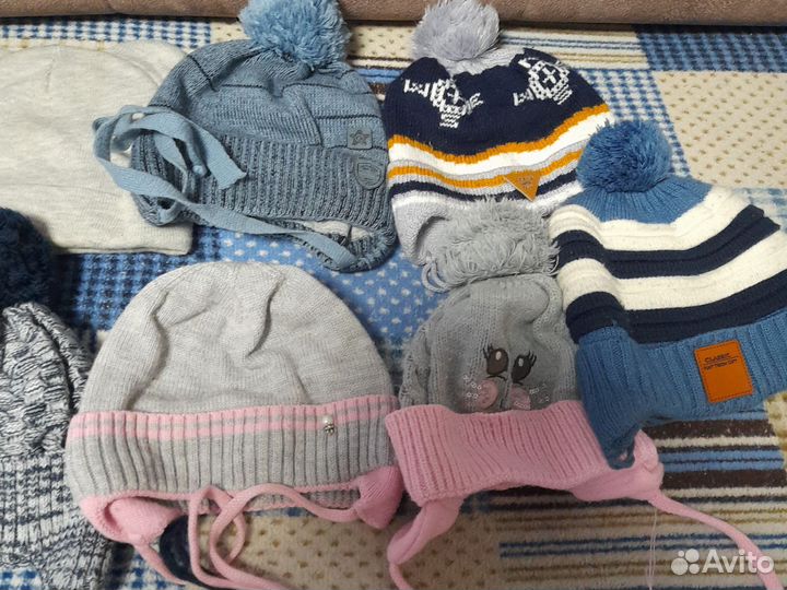 Шапки детские отдам все за 50р