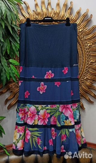 Юбка длинная от 56-58 размера elisa fanti италия