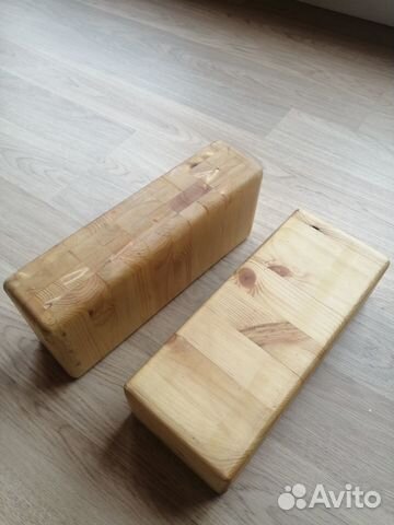 Блоки (Кирпичики) для йоги, фитнеса (дерево)