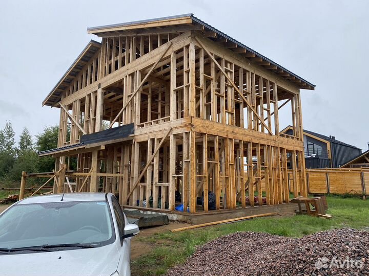 Строительство каркасных домов, бань