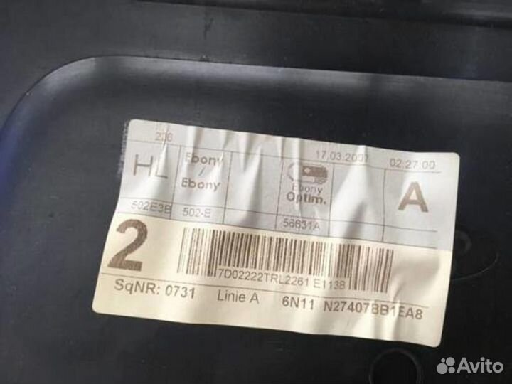 Обшивка двери задней левой Fusion 2002-2012