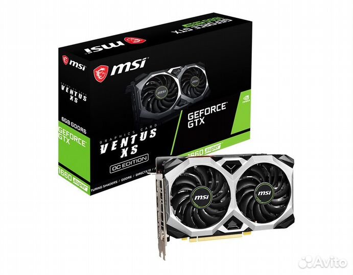 Видеокарта MSI GTX 1660 super Ventus