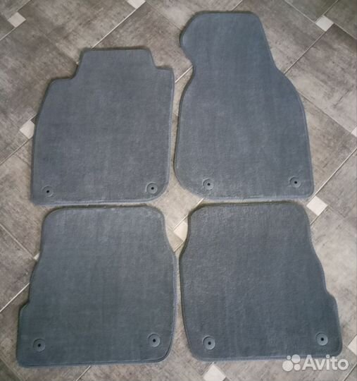Коврики ворсовые Audi A6 C6, A4 B6/B7 б/у оригинал
