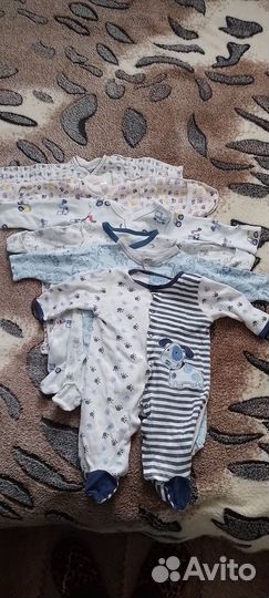 Вещи на мальчика от 0 до 3 месяцев