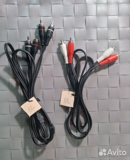 Кабель тюльпаны rca, jack, переходник SATA