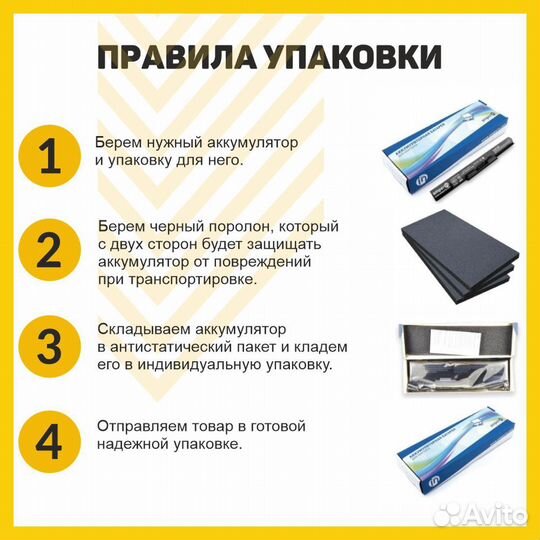 Аккумулятор HP ProBook 640 G1 10.8V 5200mAh