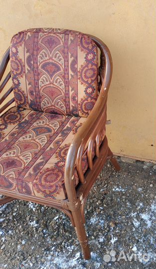 Кресло из ротанга