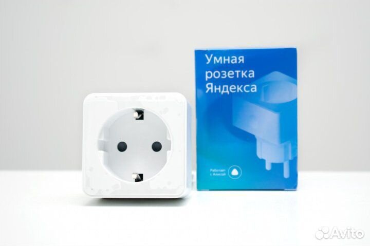 Умная розетка Яндекс с Алисой, белый (yndx-0007W)
