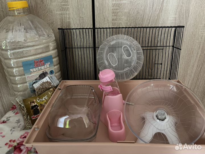 В клетку для грызунов поилка колесо ванночка шар