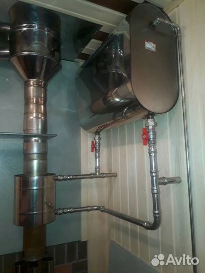 Гофра, муфта, тройник, теплообменник, баня