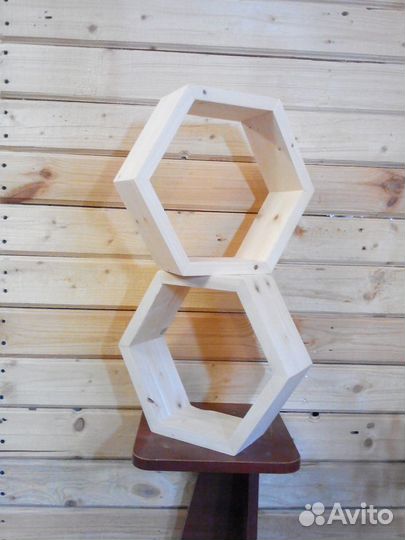 Полки сота из дерева