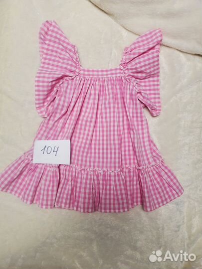 Платье для девочки летнее 104, 110, 128
