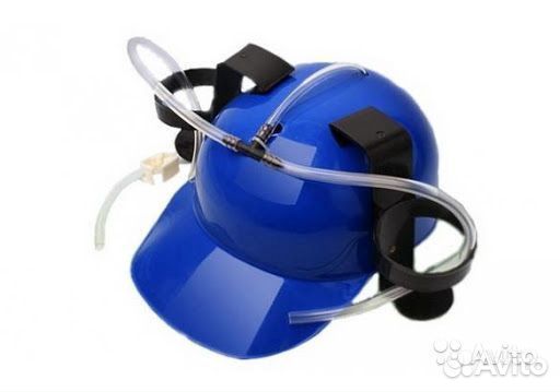 Каска кепка пивная для болельщиков и вечеринок