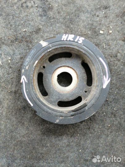 Шкив коленвала Nissan Note E11 HR15