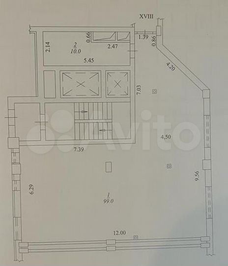 Свободного назначения, 110 м²