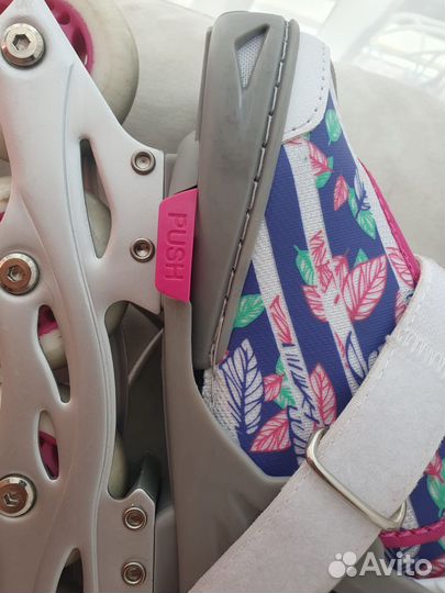 Роликовые коньки детские раздвижные