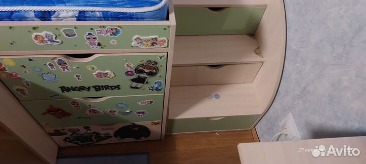 Детская кровать от 3 лет с матрасом бу