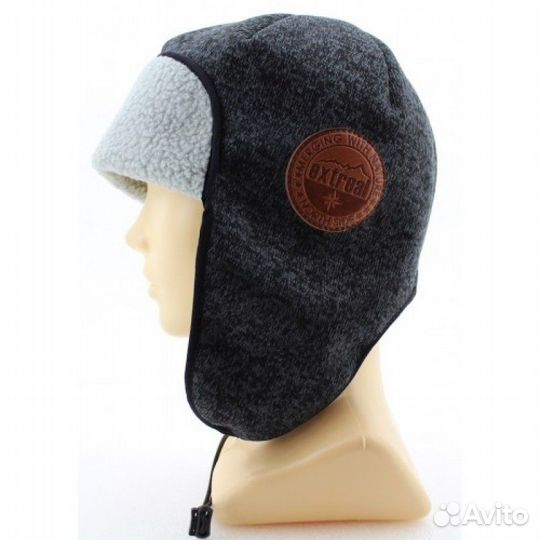 Шапка-ушанка extreal Нордик. трикотаж
