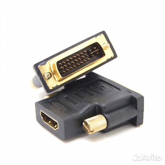 Адаптеры Hdmi - DVI-I (гнездо - штекер). Новые