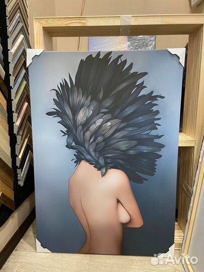 Печать на холсте под живопись /портрет по фото
